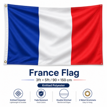 France fan flag, from the Watch Party Flag Duo