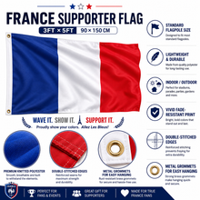 France Fan Flag – 3ft × 5ft | 2026 Fan Edition