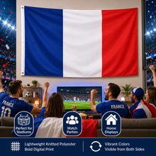 France Fan Flag – 3ft × 5ft | 2026 Fan Edition