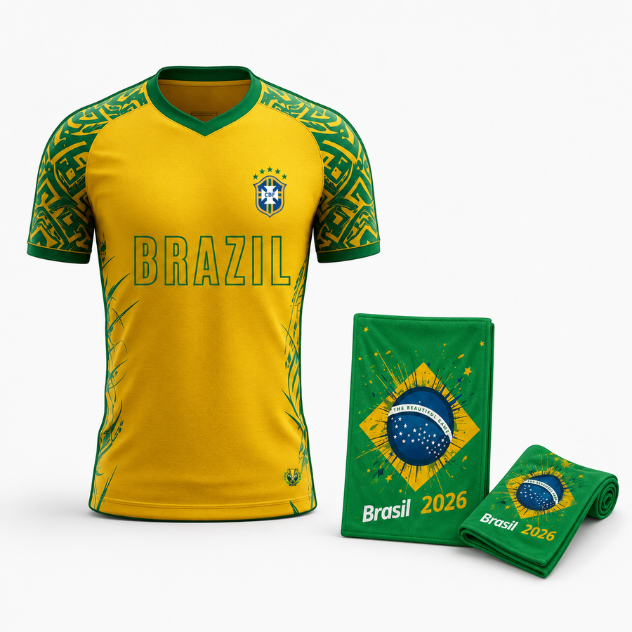 Brazil Kickoff Kit – Jersey + Cooling Towel