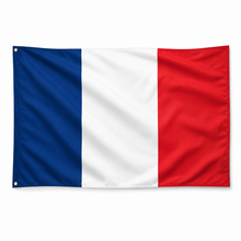 France fan flag 3ft x 5ft (90x150cm) Tricolore by Luveve