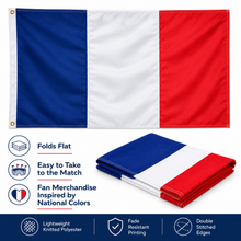 France Fan Flag – 3ft × 5ft | 2026 Fan Edition