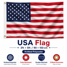 USA fan flag specifications